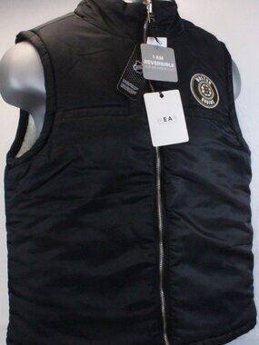 Boston Bruins Full-Zip Reversible Sherpa Vest w/ Zip Pockets Women's Size S/P